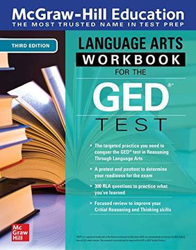 portada Mcgraw-Hill Education Language Arts Workbook for the ged Test, Third Edition (Test Prep) (en Inglés)