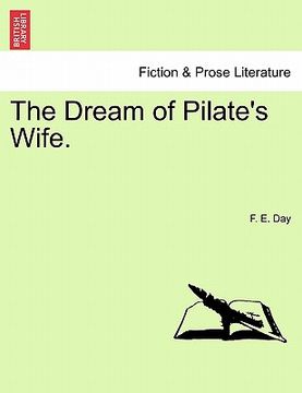 portada the dream of pilate's wife. (en Inglés)
