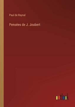 portada Pensées de J. Joubert (in French)