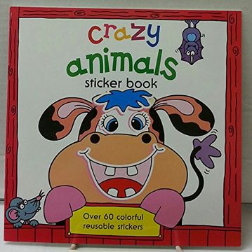 portada Crazy Animals (Crazy Faces Stickers) (en Inglés)