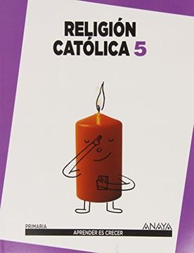 portada Religión Católica 5. (Aprender es crecer)