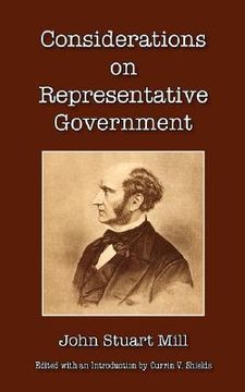 portada considerations on representative government (en Inglés)