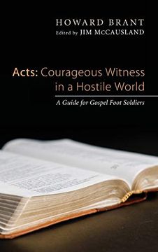 portada Acts: Courageous Witness in a Hostile World (en Inglés)