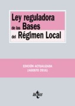 portada LEY REGULADORA DE LAS BASES DEL RÉGIMEN LOCAL (2ª ED.) (En papel)