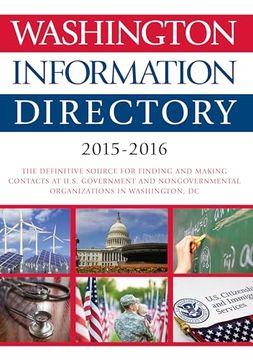 portada Washington Information Directory 2015-2016 (en Inglés)