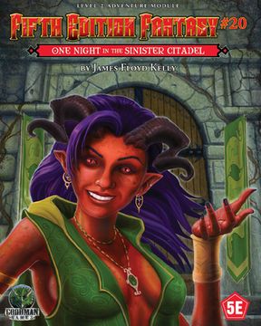 portada Fifth Edition Fantasy #20: One Night Inside the Sinister Citadel (en Inglés)