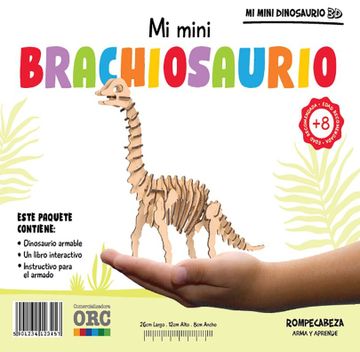 portada Mi Dinosaurio Gigante 3d. Mi Gran Branchiosaurio / pd.