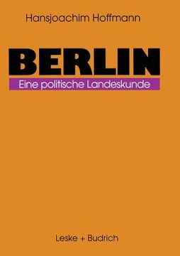 portada Berlin: Eine Politische Landeskunde (en Alemán)