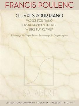 portada Francis Poulenc - Works for Piano (in English)