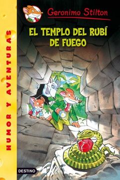 portada Geronimo Stilton 48 el Templo del Rubi de Fuego (in Spanish)