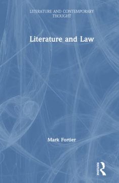 portada Literature and law (Literature and Contemporary Thought) (en Inglés)