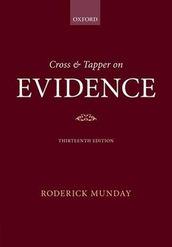 portada Cross & Tapper on Evidence 