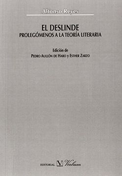 portada El Deslinde. Prolegómenos a la Teoría Literaria (Mayor) (in Spanish)