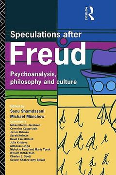 portada speculations after freud: psychoanalysis, philosophy and culture (in English)
