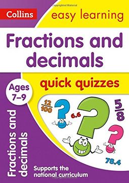 portada Fractions & Decimals Quick Quizzes: Ages 7-9 (en Inglés)