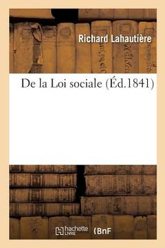 portada de la Loi Sociale (en Francés)