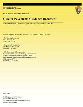 portada Quieter Pavements Guidance Document (in English)