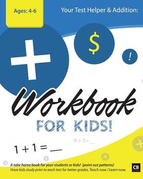 portada Your Test Helper, Addition Workbook for Kids (en Inglés)