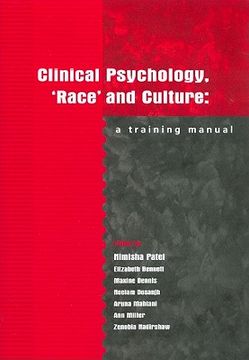 portada clinical psychology, 'race' and culture: a training manual (en Inglés)