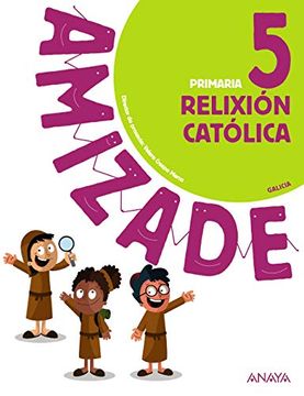 portada Relixión Católica 5. (libro en Gallego)