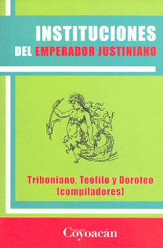 portada Instituciones del Emperador Justiniano (in Spanish)