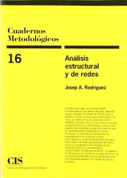 portada Análisis Estructural y de Redes (in Spanish)