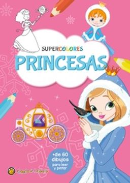 portada Princesas  [+ de 60 Dibujos Para Leer y Pintar]