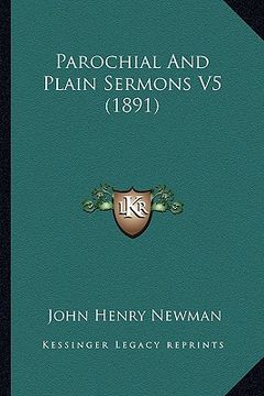 portada parochial and plain sermons v5 (1891)