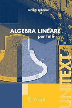 portada Algebra Lineare: Per Tutti (in Italian)