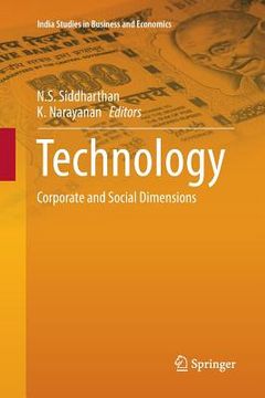 portada Technology: Corporate and Social Dimensions (en Inglés)