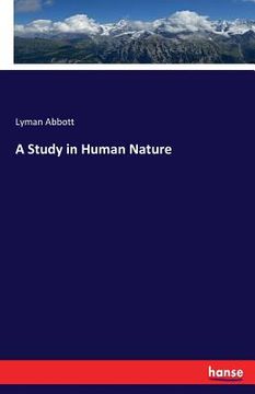 portada A Study in Human Nature (en Inglés)
