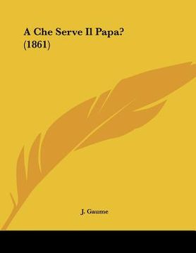 portada a che serve il papa? (1861) (in English)
