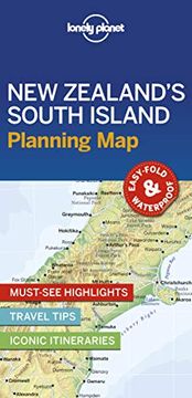 portada Lonely Planet new Zealand's South Island Planning map (en Inglés)