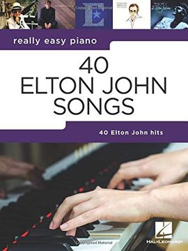 portada 40 Elton John Songs: Really Easy Piano Series (en Inglés)