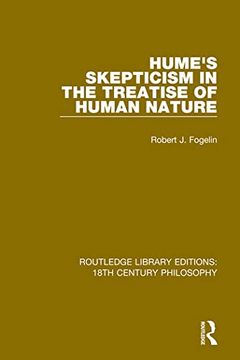 portada Hume's Skepticism in the Treatise of Human Nature (Routledge Library Editions: 18Th Century Philosophy) (en Inglés)