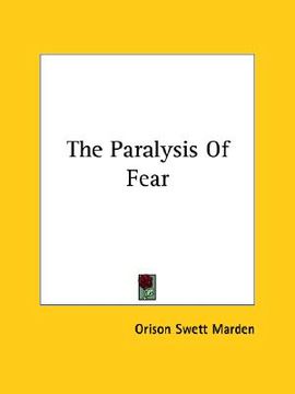 portada the paralysis of fear (en Inglés)