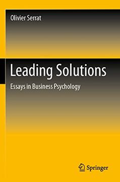 portada Leading Solutions: Essays in Business Psychology (in English)