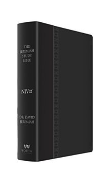 portada The Jeremiah Study Bible: What It Says. What It Means. What It Means for You. (NIV) Black LeatherLuxe Large Print Edition