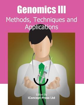 portada Genomics III: Methods, Techniques and Applications (in English)