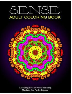portada SENSE ADULT COLORING BOOK - Vol.9: relaxation coloring books for adults (en Inglés)