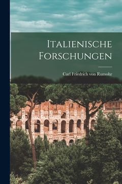 portada Italienische Forschungen (en Inglés)