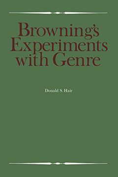 portada Browning's Experiments with Genre