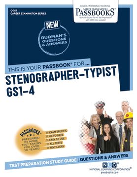 portada Stenographer-Typist Gs1-4 (C-767): Passbooks Study Guide Volume 767 (en Inglés)