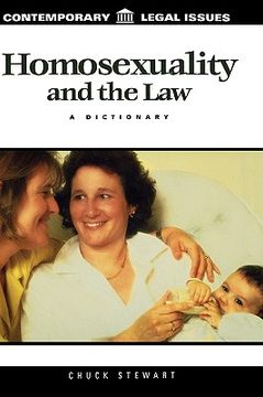 portada homosexuality and the law: a dictionary (en Inglés)