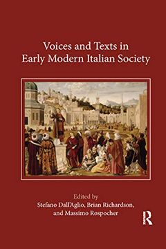 portada Voices and Texts in Early Modern Italian Society (in English)