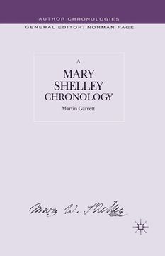 portada A Mary Shelley Chronology (en Inglés)