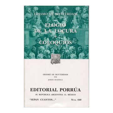 portada Elogio de la Locura; Coloquios (7ª Ed. )