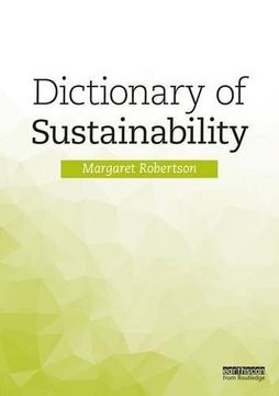 portada Dictionary of Sustainability