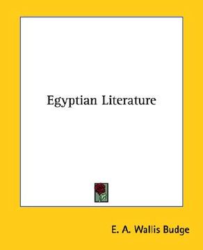 portada egyptian literature (in English)