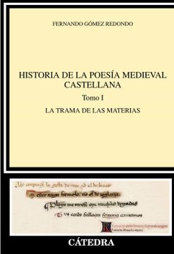portada Historia de la Poesía Medieval Castellana i: El Orden Narrativo